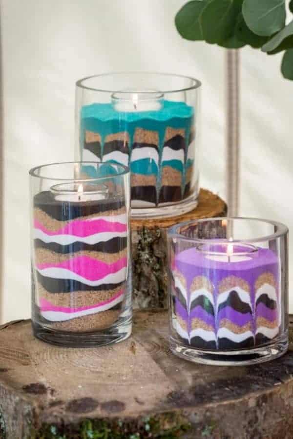 SAND ART CANDLES