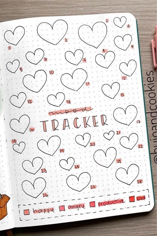 February Feelings Tracker