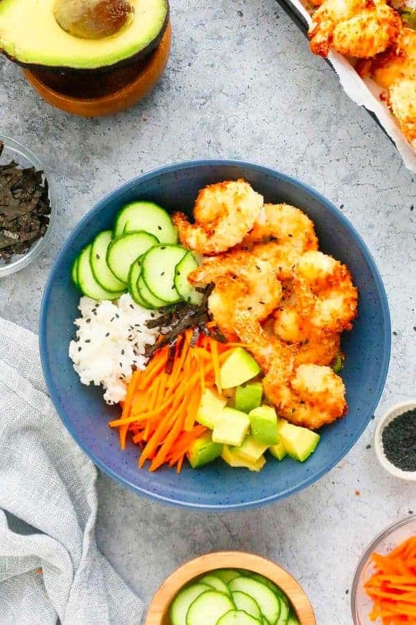 SHRIMP SUSHI BOWL