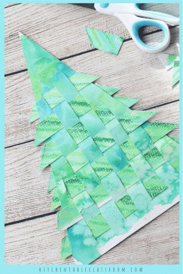 Woven Paper Christmas Tree