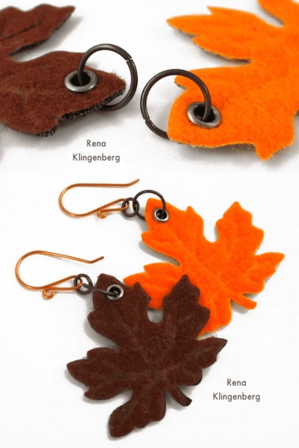 Autumn Leaf Earrings