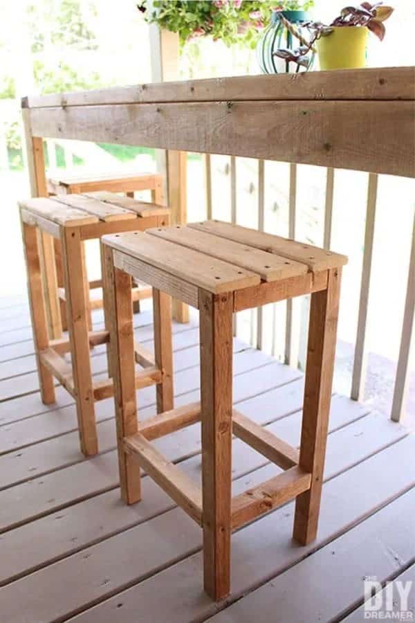 How To Build Outdoor Bar Stools