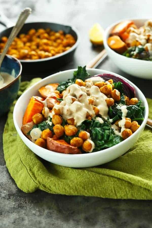 SWEET POTATO CHICKPEA BUDDHA BOWL