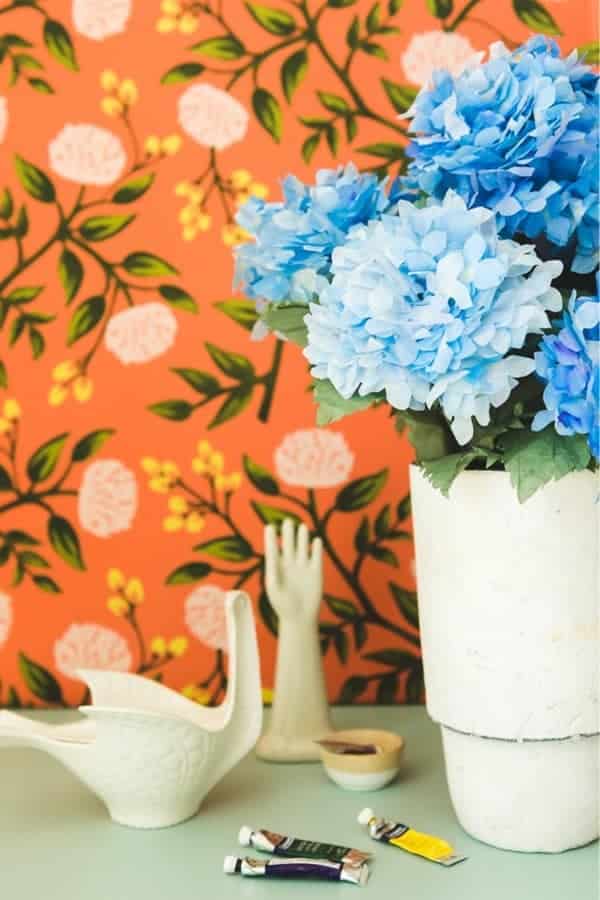 DIY Paper Hydrangeas