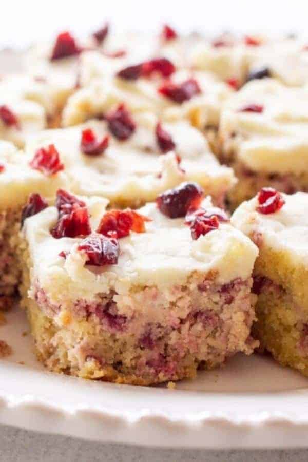 CRANBERRY BLISS BARS