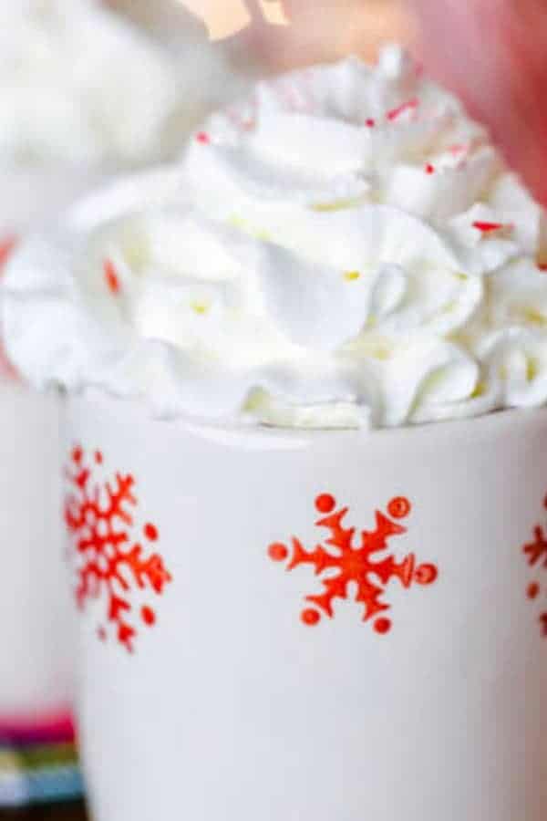 RASPBERRY WHITE HOT CHOCOLATE