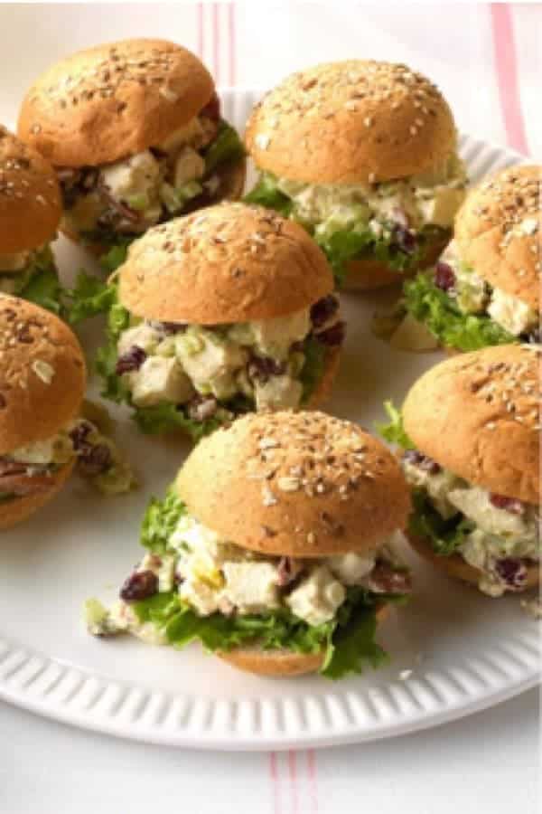 Chicken Salad Party Sandwiches