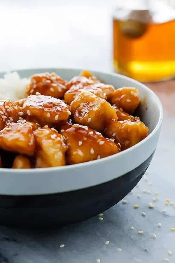 SLOW COOKER HONEY SESAME CHICKEN