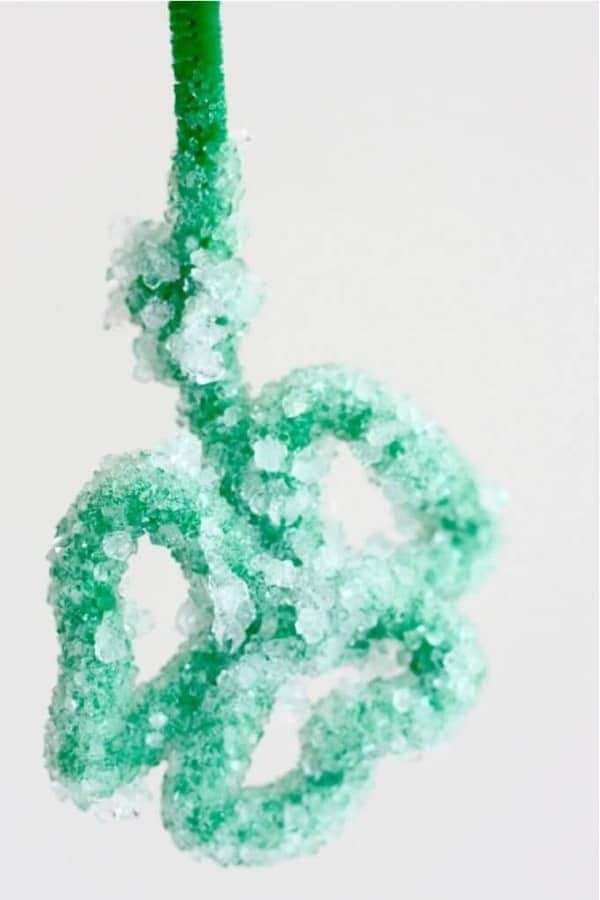 Grow Crystal Shamrocks for St. Patrick’s Day