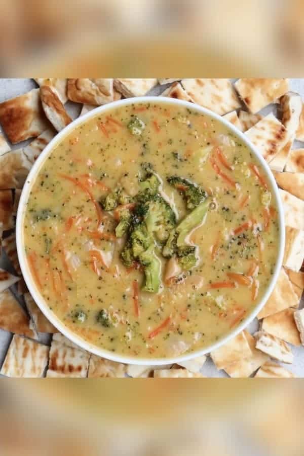 BROCCOLI CHEDDAR SOUP