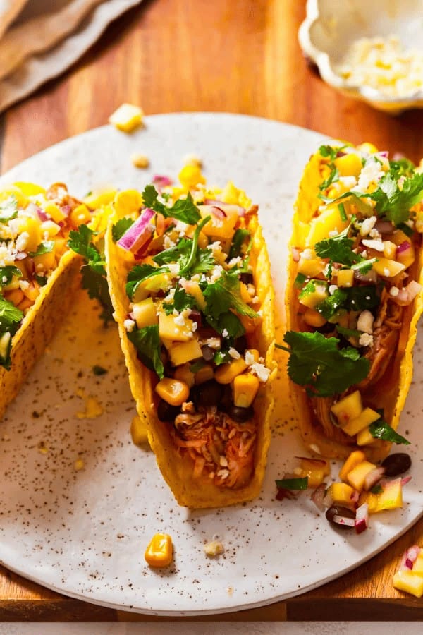 Honey BBQ Chicken Tacos