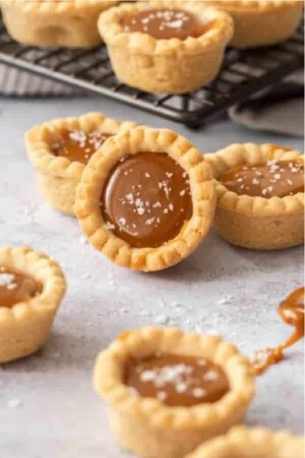 Salted Caramel Cookie Cups