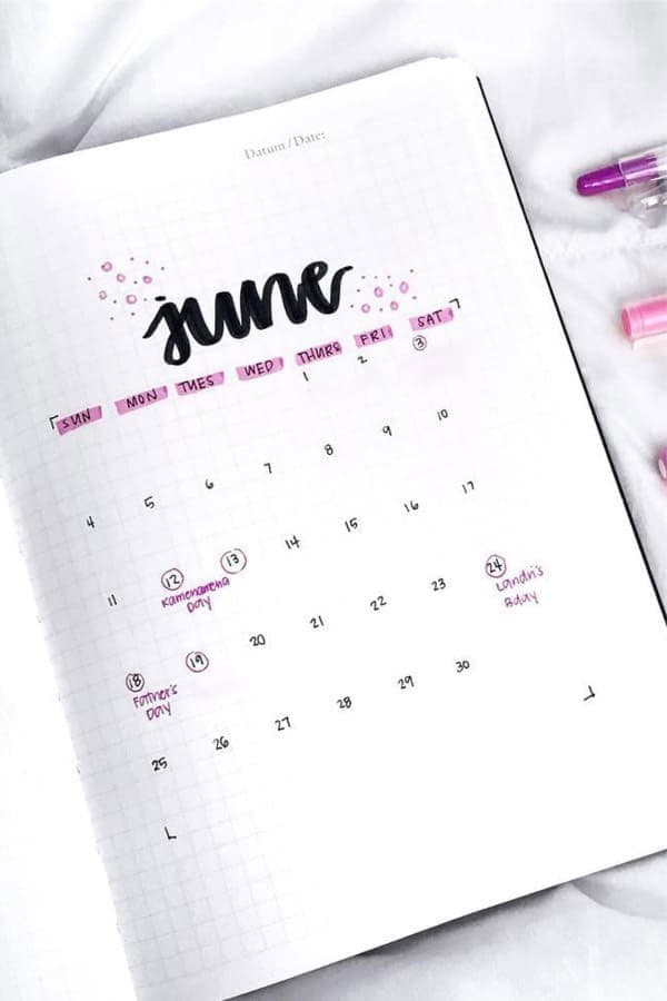 Pink Monthly Cover