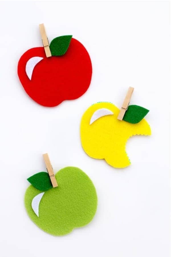 Sweet & Simple Felt Apple Craft