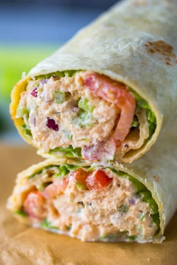 SPICY SRIRACHA TUNA WRAPS