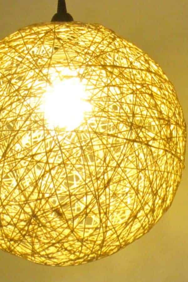 DIY ROUND PENDANT LIGHT