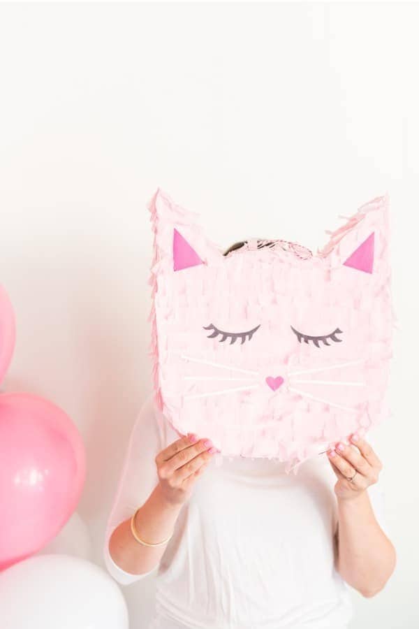 DIY Pink Kitty Cat Pinata