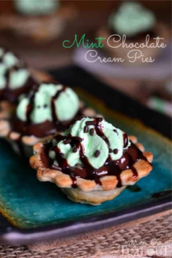 Mini Chocolate Mint Cream Pie Recipe