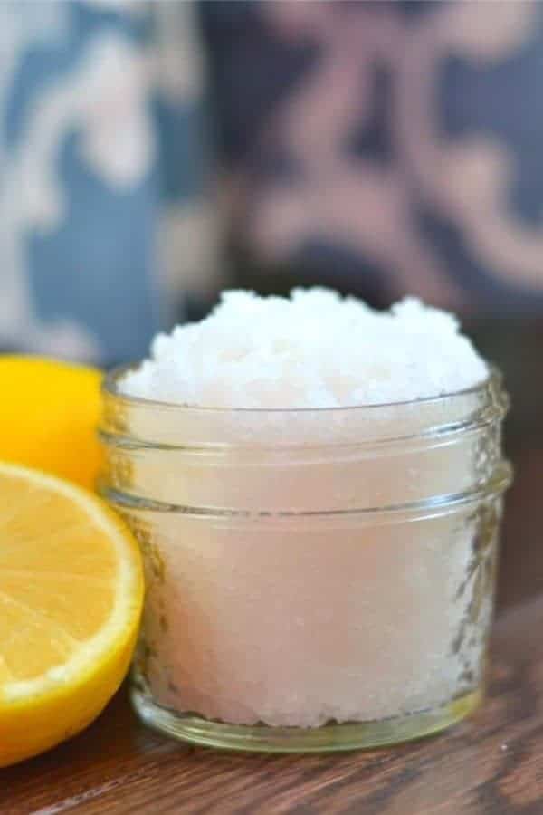 DIY Lemon Sugar Scrub