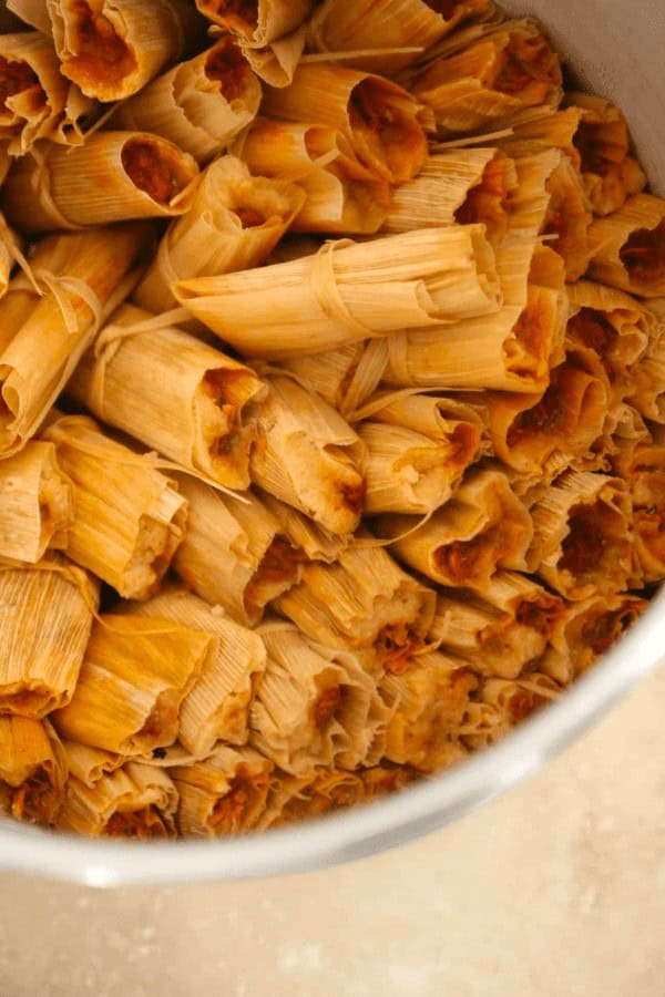 Pork Tamales Rojos