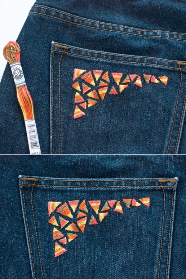 Embroidered Denim