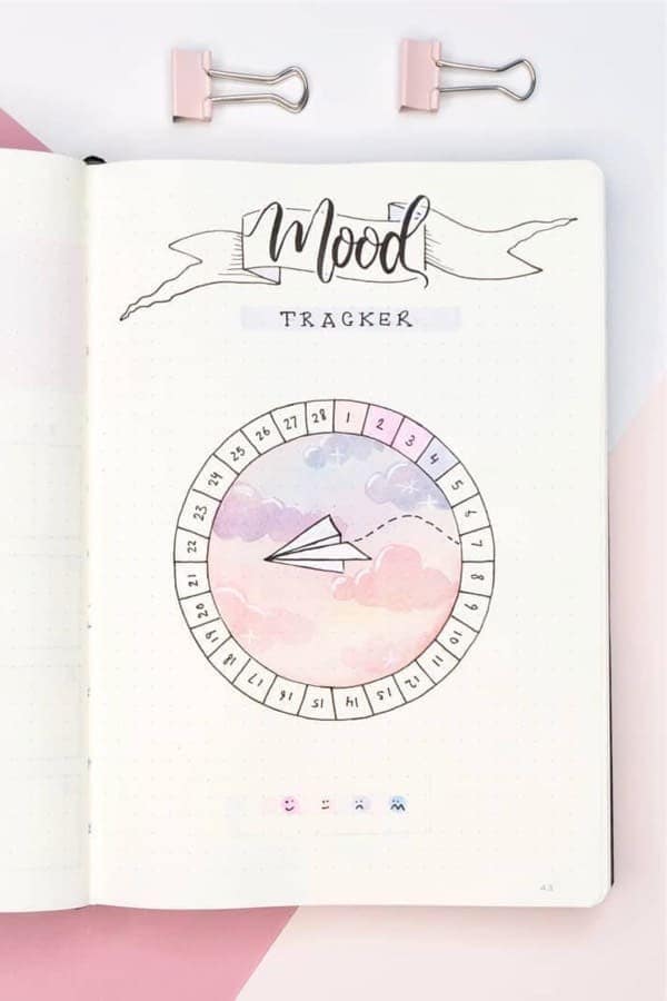 Paper Planes Mood Tracker