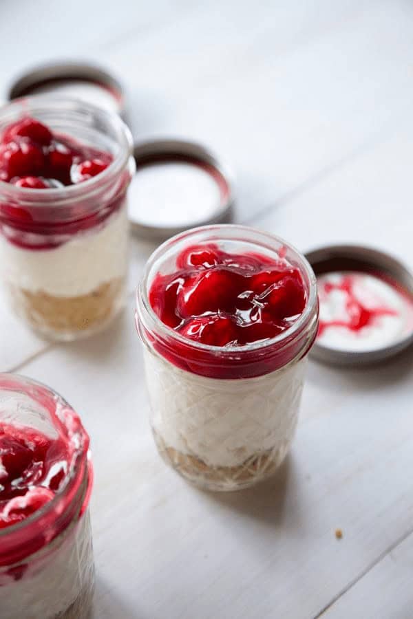 No-Bake Cherry Cheesecake