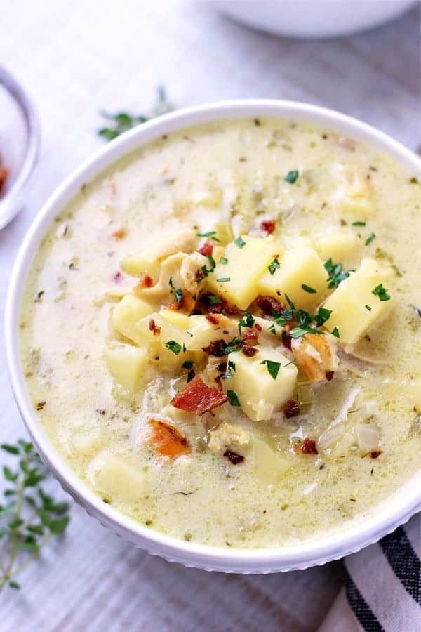 Instant Pot New England Clam Chowder