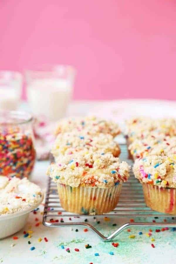 BIRTHDAY COFFEE CAKE MUFFINS