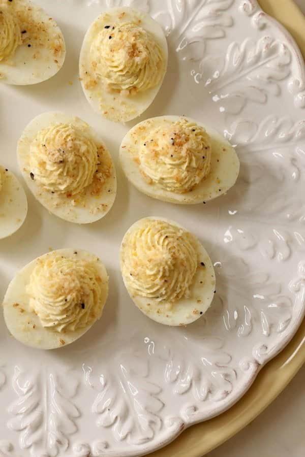 BOURSIN DEVILED EGGS