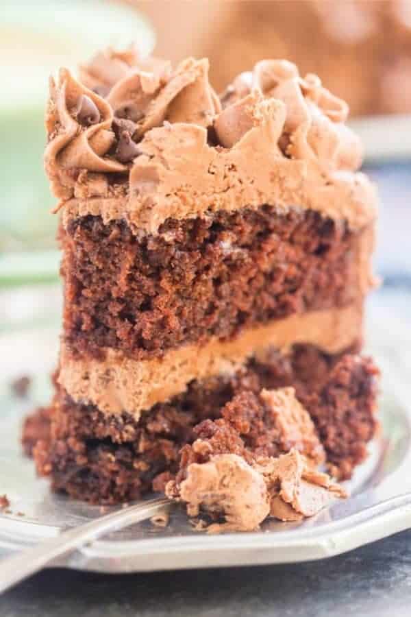 Chocolate Carrot Cake with Chocolate Cream Cheese Frosting