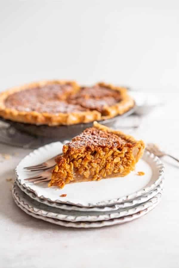 Brown Butter Oatmeal Pie