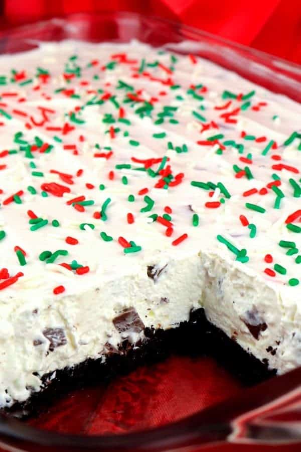 Peppermint Marshmallow No-Bake Dessert