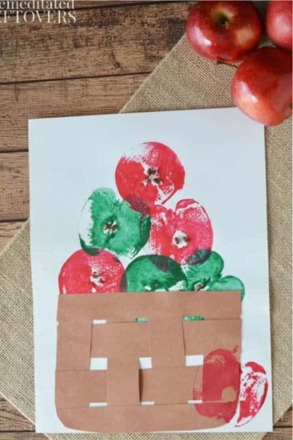 Apple Stamping Craft