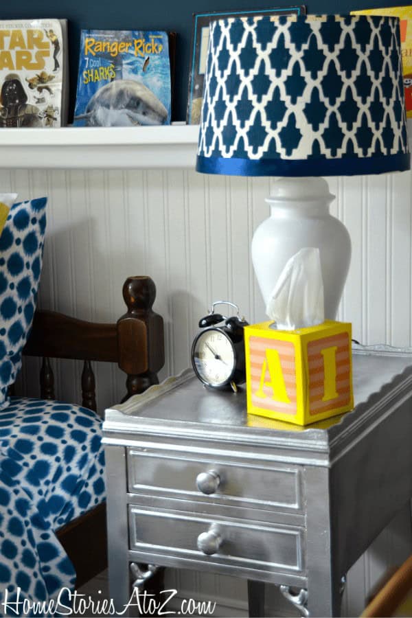 Stenciled Lampshade