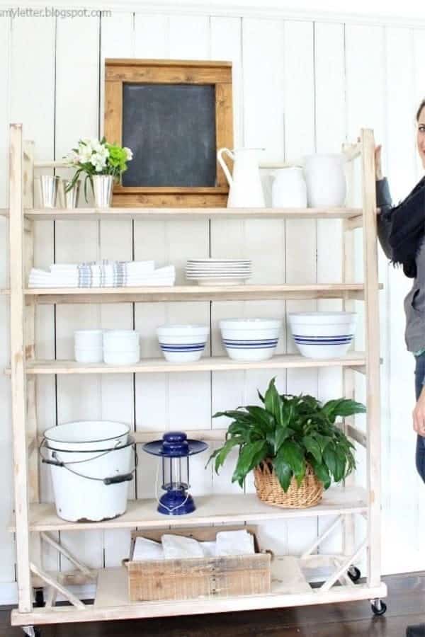 DIY Replica Vintage Shelving