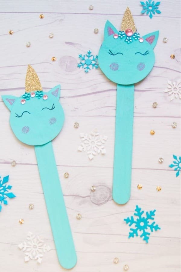 Popsicle Stick Unicorn Craft