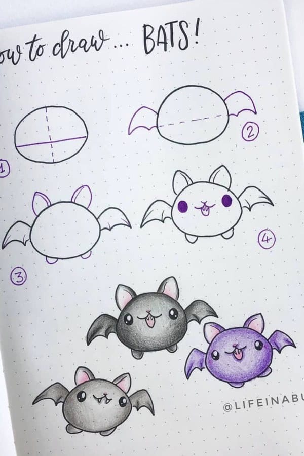 How To Draw Bats