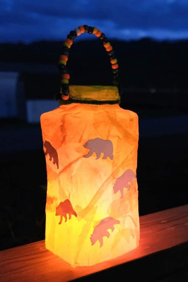 DIY KIDS CAMPING LANTERN CRAFT