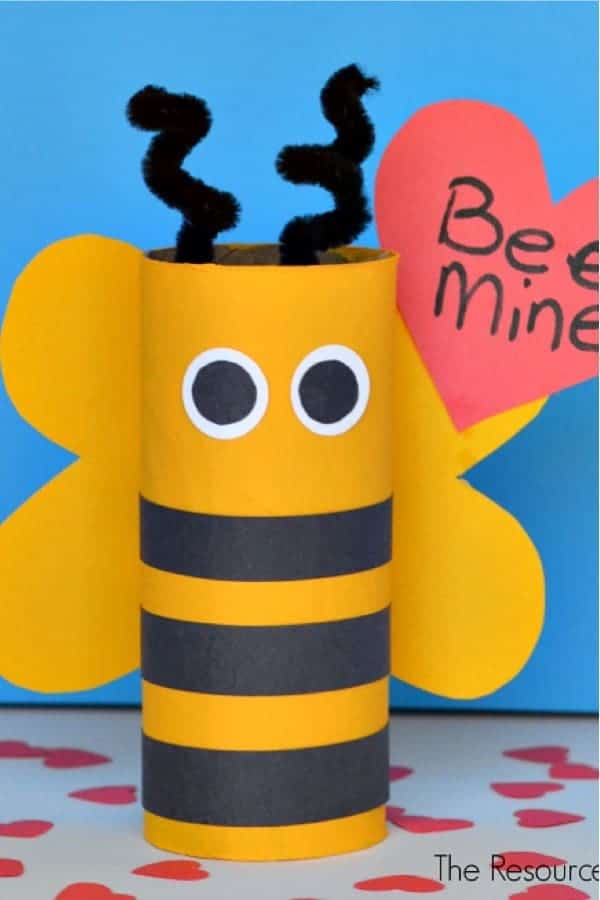 Bee Mine Valentine Day Craft