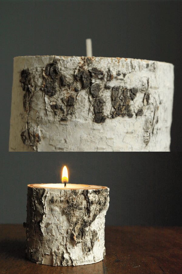 Birchwood Candle Holder