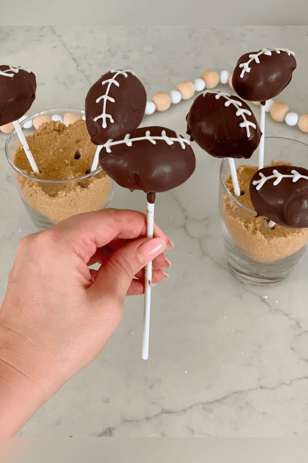 Football Cake Pops