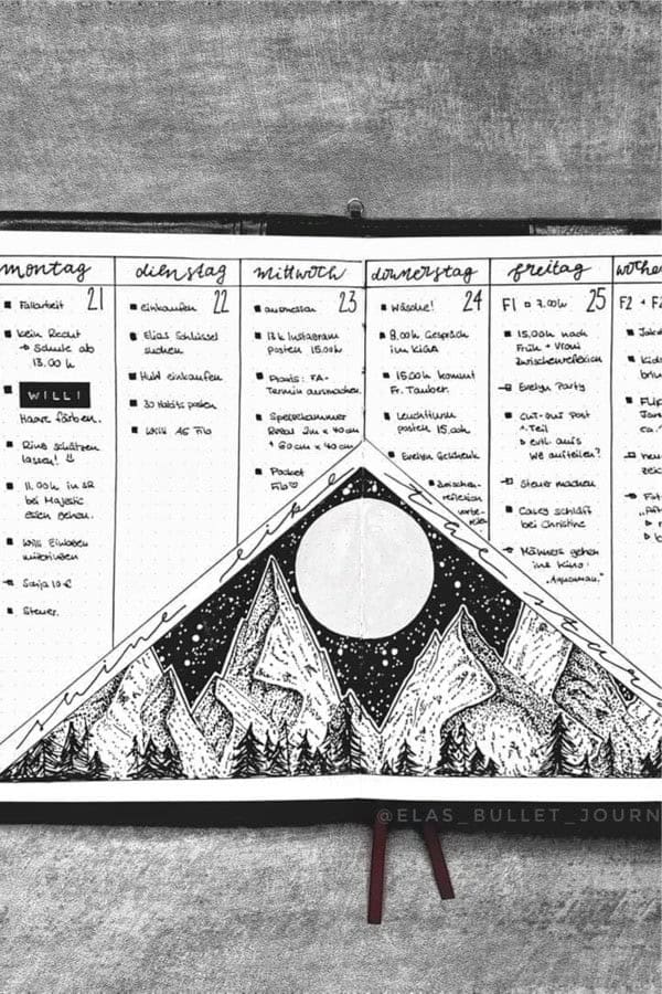 Mountain Weekly Spread