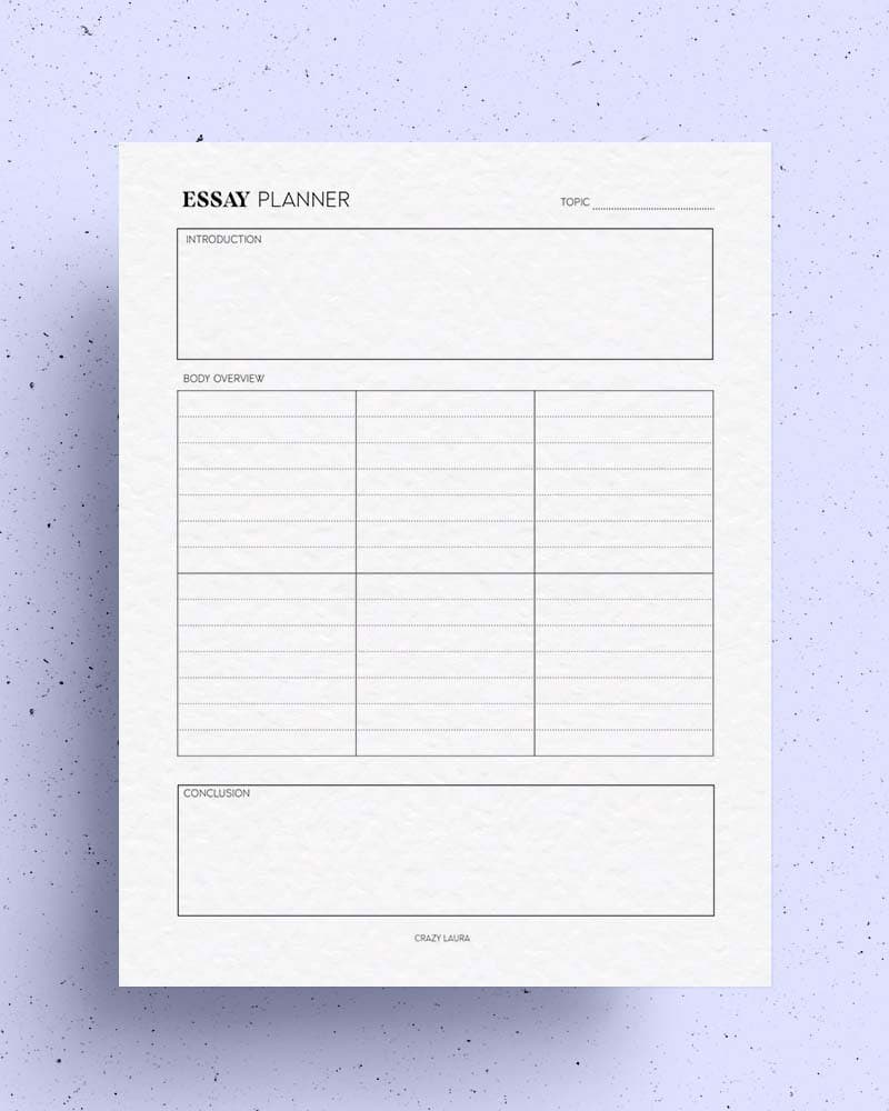 Essay Planner