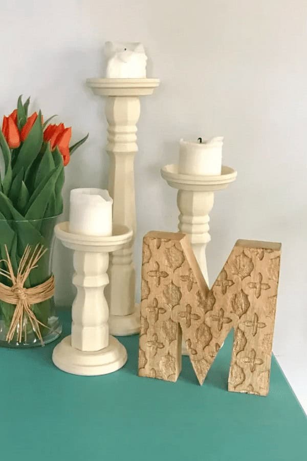 Table Leg Candle Holders