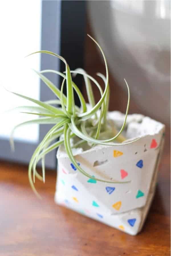 Geometric Cement Planter