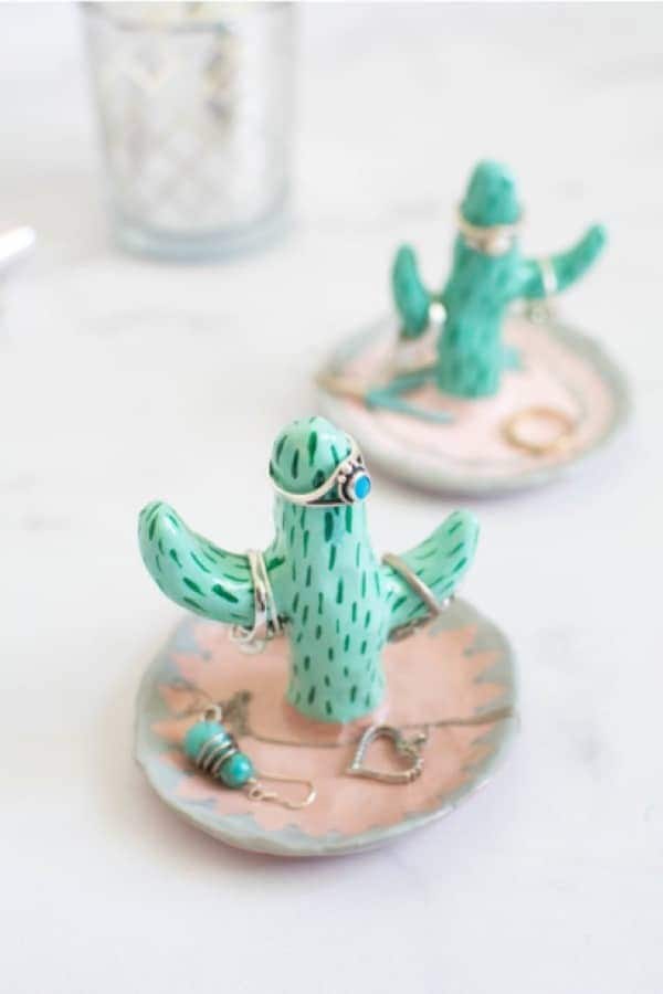 DIY Cactus Ring Holder