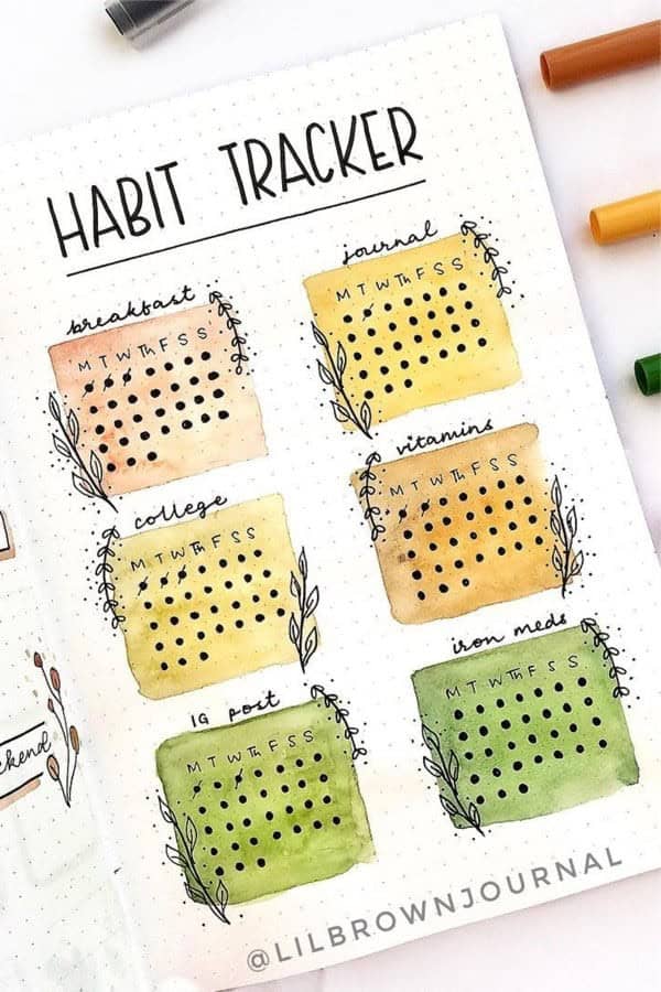 Fall Habit Tracker