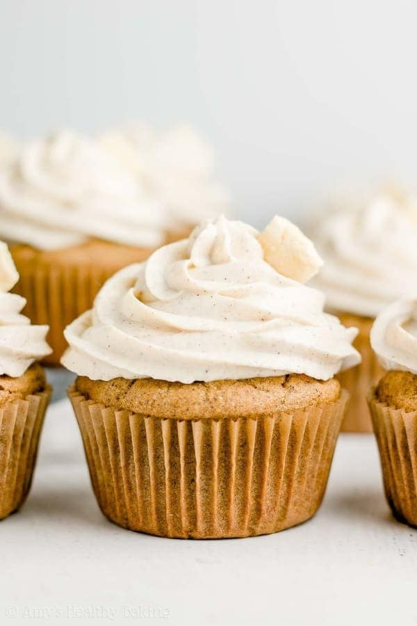 HEALTHY CINNAMON APPLE CUPCAKE