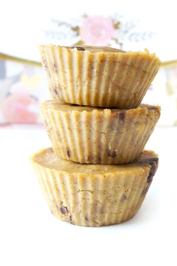 No-Bake Healthy Cookie Dough Cups